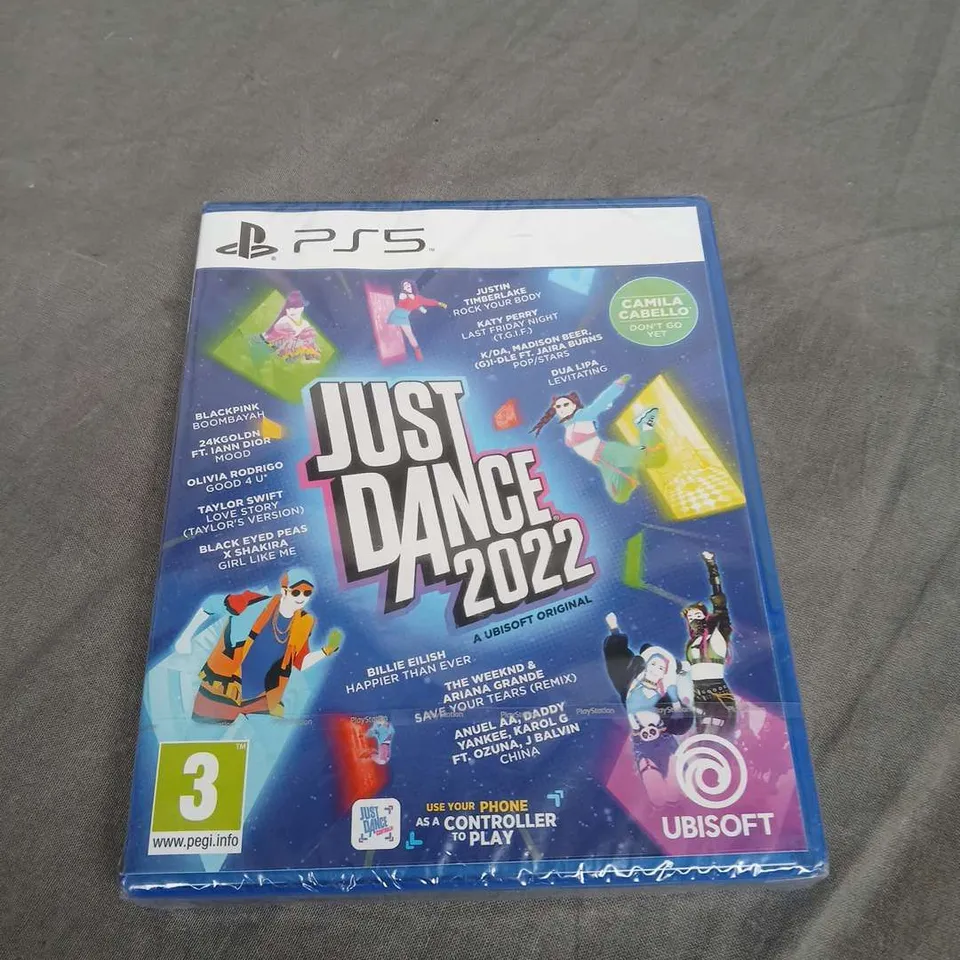 SEALED JUST DANCE 2022 PS5 GAME