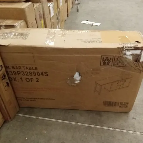 BOXED BAR TABLE (2 BOXES)