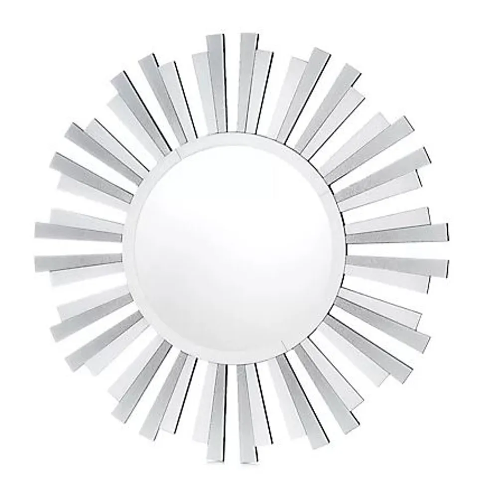 OUTLET JM BY JULIEN SUNBURST MIRROR WITH GLITTER OMBRE RAYS