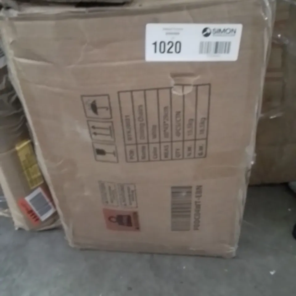 BOXED 4 PERSON DINING SET - GREY (1 BOX)