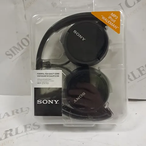 SONY MDR-ZX110 OVER-EAR HEADPHONES IN BLACK