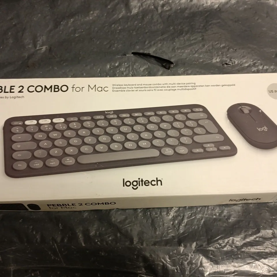 LOGITECH PEBBLE 2 COMBO FOR MAC – WIRELESS KEYBOARD & MOUSE (BOXED)