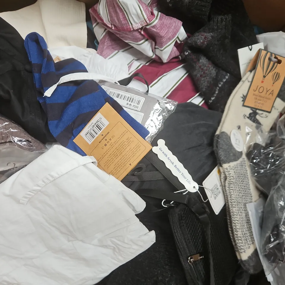 APPROXIMATELY 20 ASSORTED CLOTHING AND FASHION PRODUCTS IN VARIOUS STYLES AND SIZES - COLLECTION ONLY