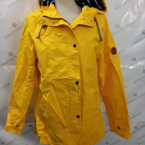 GELERT COAST JACKET IN YELLOW - UK 14