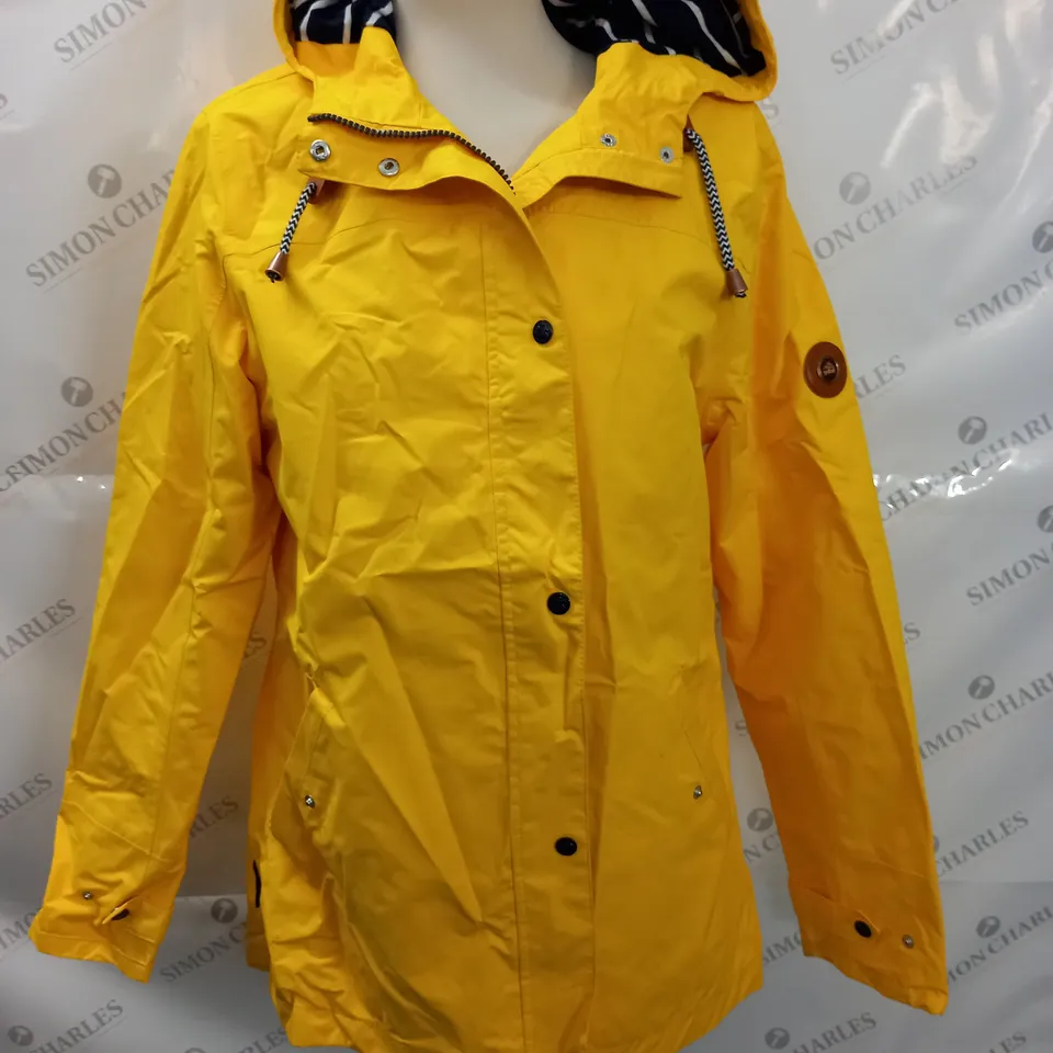 GELERT COAST JACKET IN YELLOW - UK 14