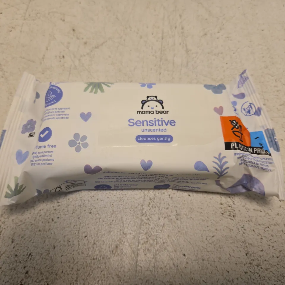 BOXED MAMA BEAR SENSITIVE BABY WIPES – BOX OF 18