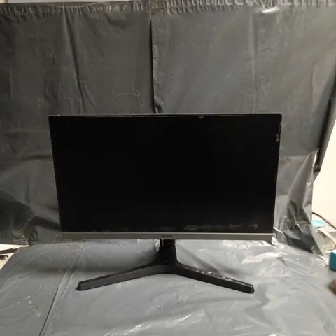 SAMSUNG COMPUTER MONITOR – BLACK, ON STAND