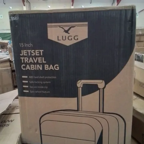 BOXED LUGG 15" JETSET SUITCASE -IVORY-