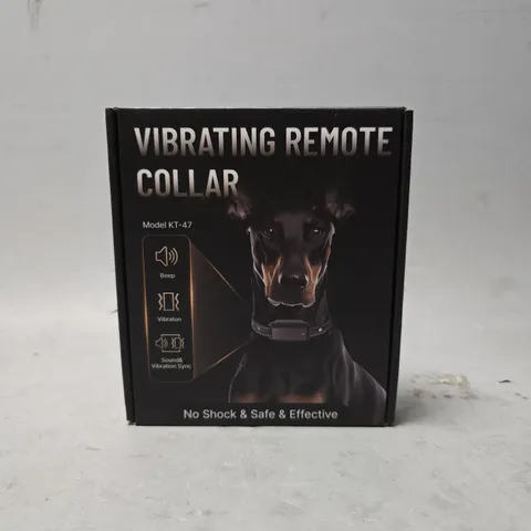 BOXED VIBRATING REMOTE COLLAR MODEL KT-47
