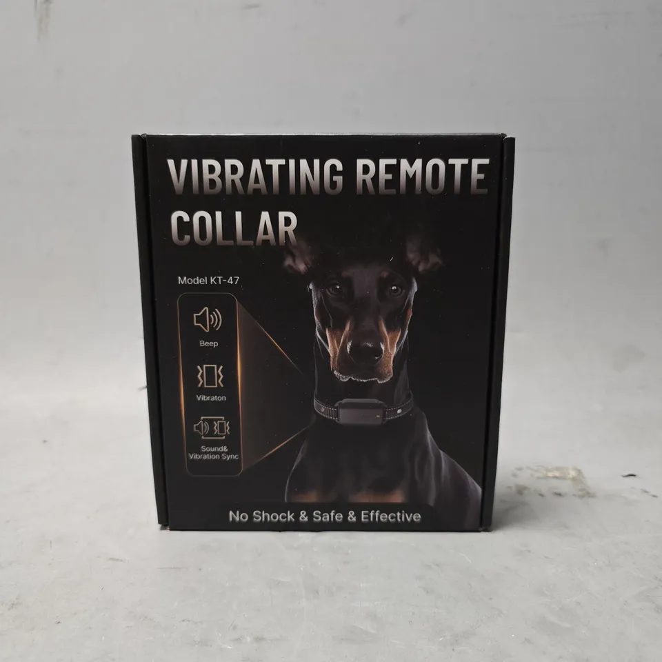 BOXED VIBRATING REMOTE COLLAR MODEL KT-47