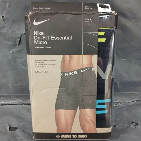 NIKE DRI-FIT ESSENTIAL MICRO BOXER BRIEF - M