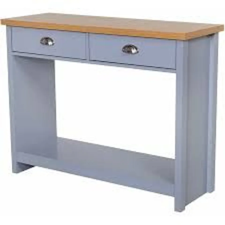 BOXED COWAN CONSOLE TABLE (1 BOX) 