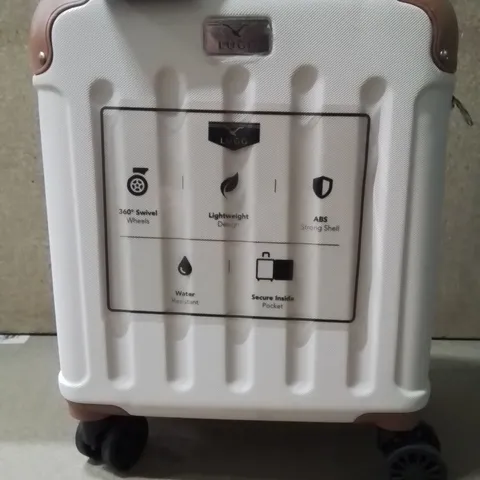 LUGG TRAVEL CABIN BAG CREAM&BROWN 