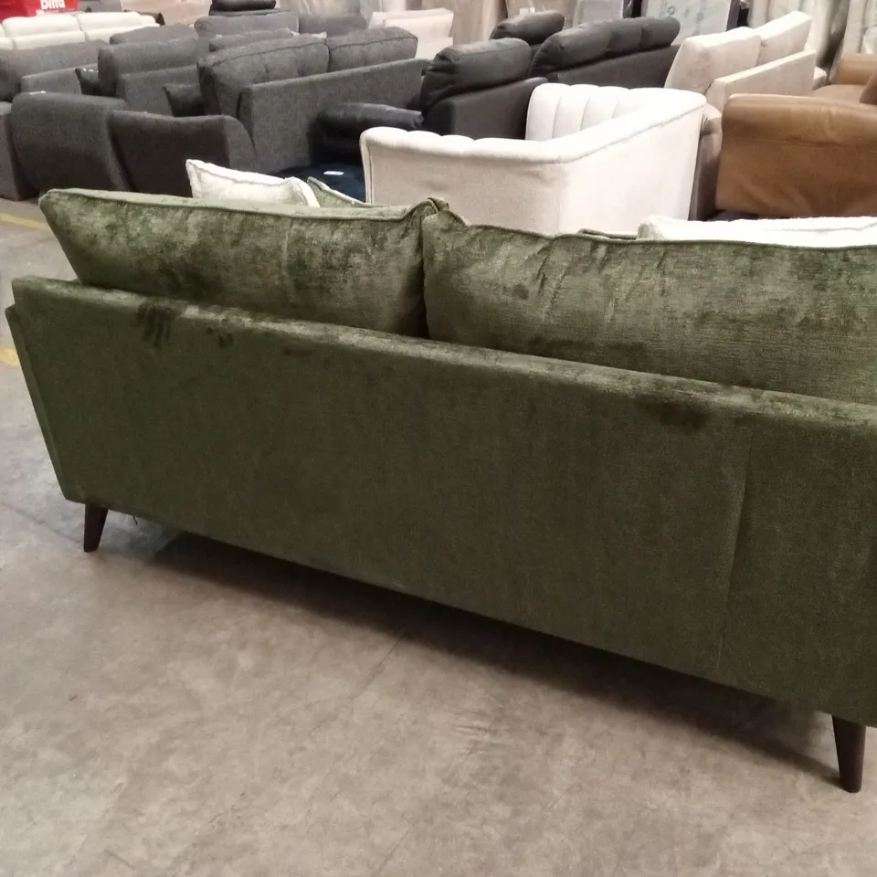 SANREMO 3 SEATER SOFA - OLIVE GREEN RRP £1349