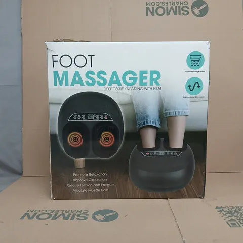 BOXED DEEP TISSUE KNEADING FOOT MASSAGER