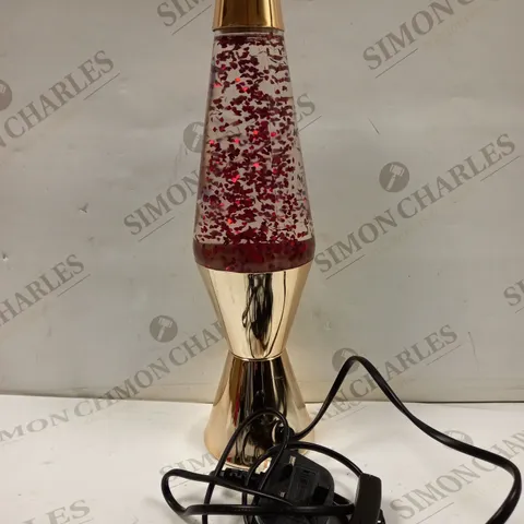 LAVA METALLIC LAVA LAMP - ROSE GOLD EFFECT