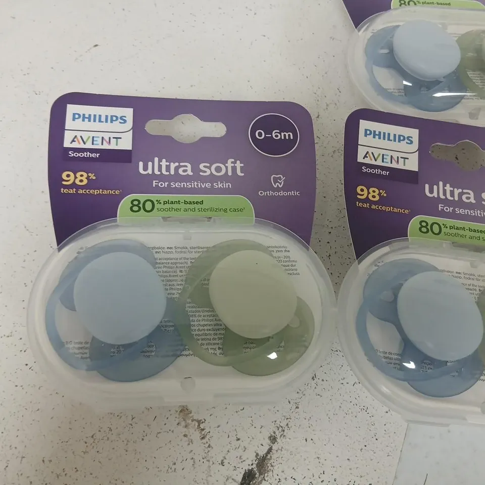 ASSORTED HOUSEHOLD PRODUCTS TO INCLUDE; PHILIPS AVENT ULTRA SOFT SOOTHERS (0-6M) –, HAVE A NICE POO SIGN, FOOT MAISER