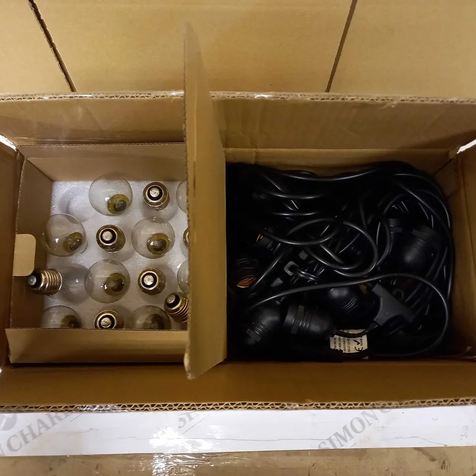 DESIGNER BOXED OUTDOOR STRING LIGHTS