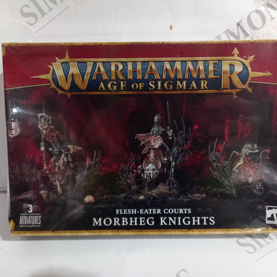 SEALED WARHAMMER AGE OF SIGMAR FLESH-EATER COURTS: MORBHEG KNIGHTS