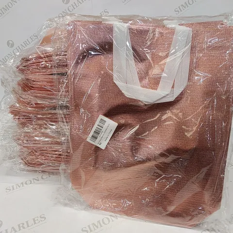 9 BRAND NEW PACKS OF12 ROSE GOLD NON-WOVEN PARTS BAGS