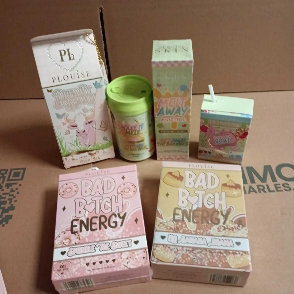 PLOUISE BEAUTY GIFT BOX TO INCLUDE LIP DUO, SOAP AND MAKE-UP MELTING MIST