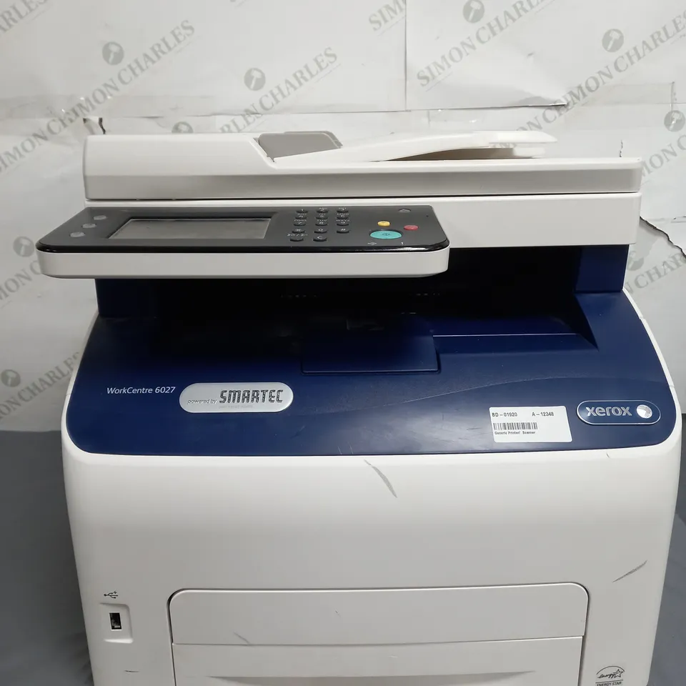 XEROX WORKCENTRE 6027 A4 COLOUR MULTIFUNCTION LASER PRINTER