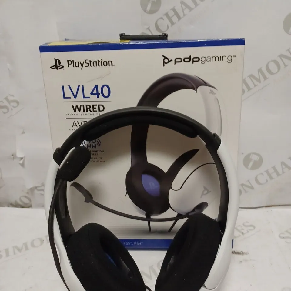 LOT OF 2 OXED PDP GAMING LVL40 WIRED STEREO GAMING HEADSET - PLAYSTATION 5 & 4