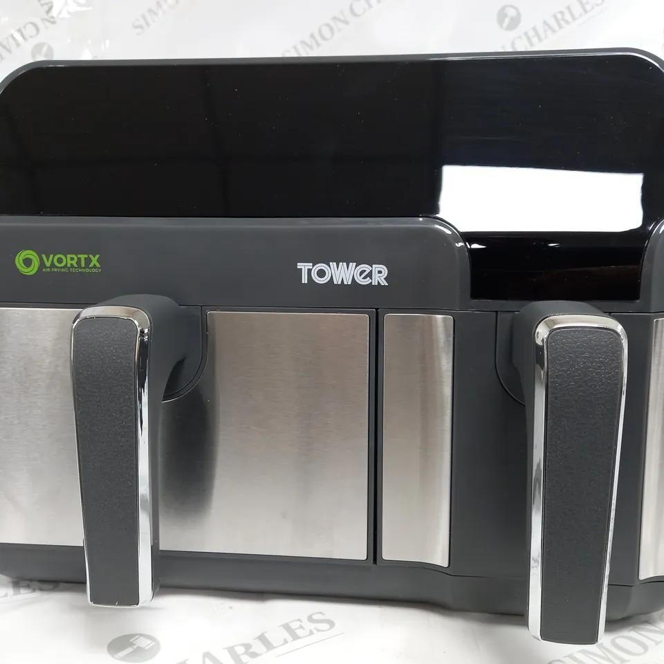 BOXED TOWER 8.5L DUAL BASKET AIR FRYER