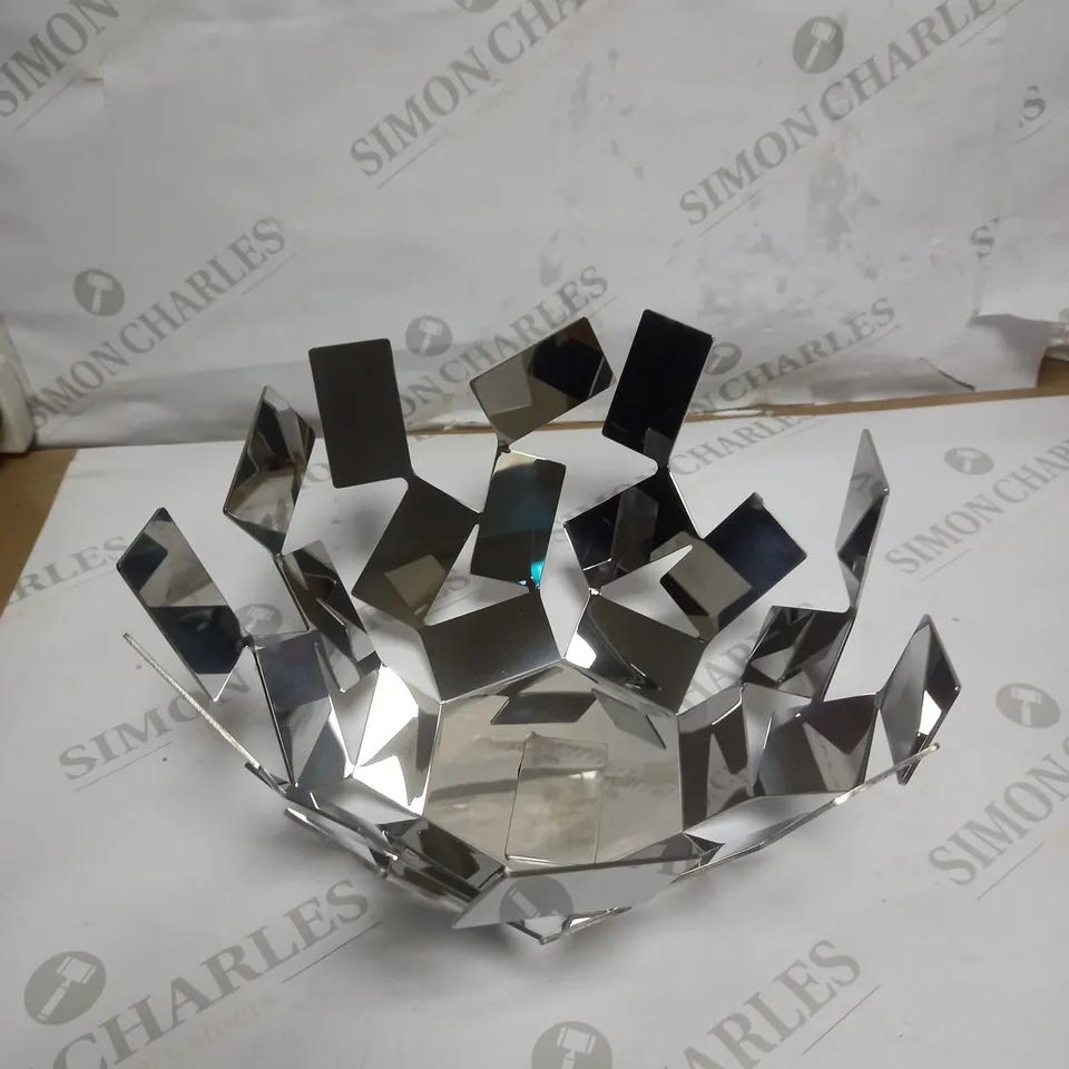 ALESSI LA STANZA DELLO SCIROCCO FRUIT HOLDER IN 18/10 STAINLESS STEEL MIRROR POLISHED