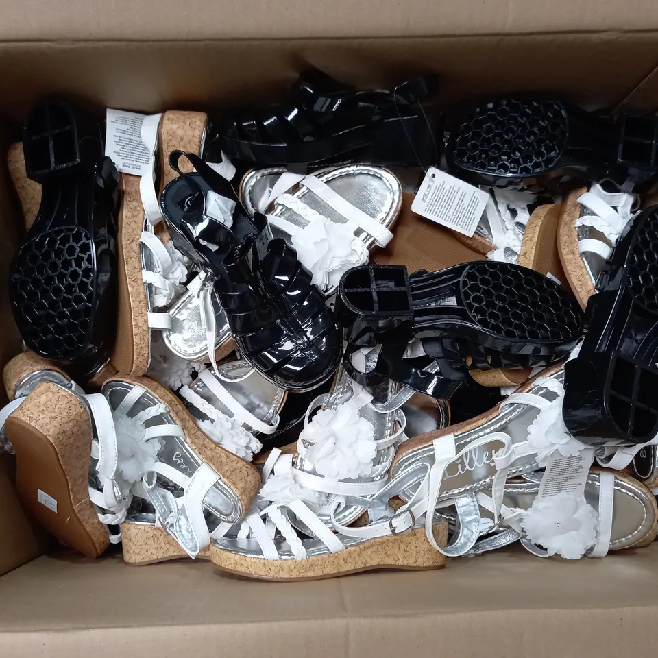 APPROXIMATELY 13 ASSORTED KIDS PAIRS OF SHOES IN VARIOUS COLOURS, STYLES, AND SIZES