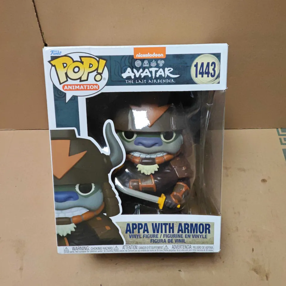 FUNKO POP! AVATAR – APPA WITH ARMOR VINYL FIGURE, BOXED (AVATAR: THE LAST AIRBENDER) NO. 1443
