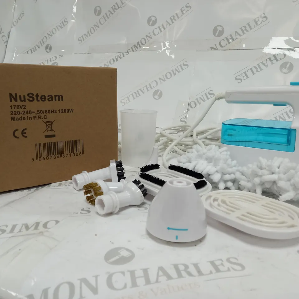 BOXED NUSTEAM 11 PIECE STEAM CLEANING SYSTEM