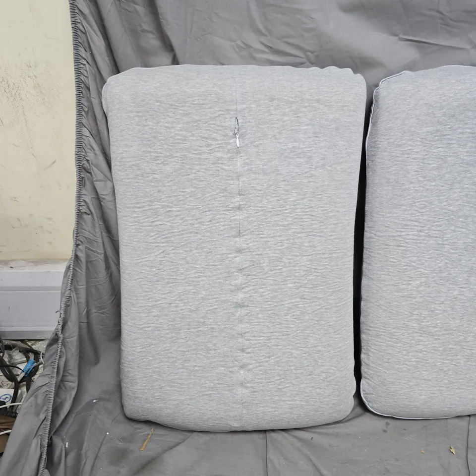 GREY UPHOLSTERY CUSHIONS, SET OF 2