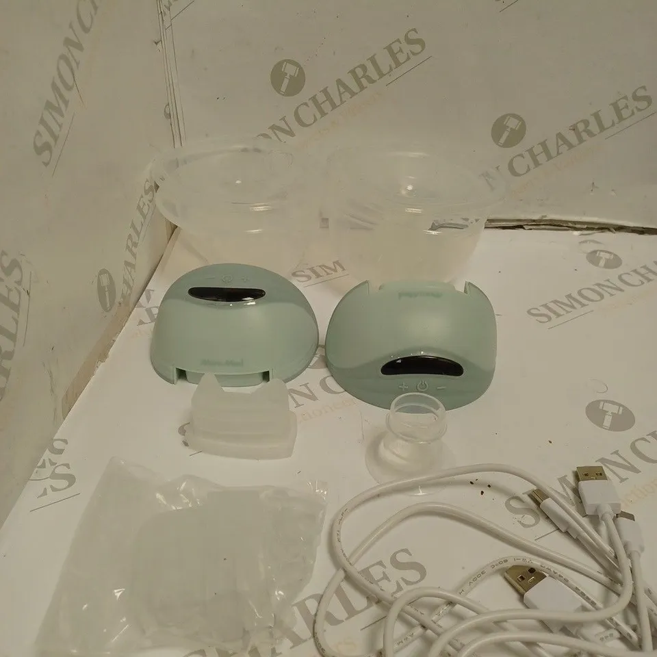 BOXED MOM MED S21 WEARABLE BREAST PUMP.  
