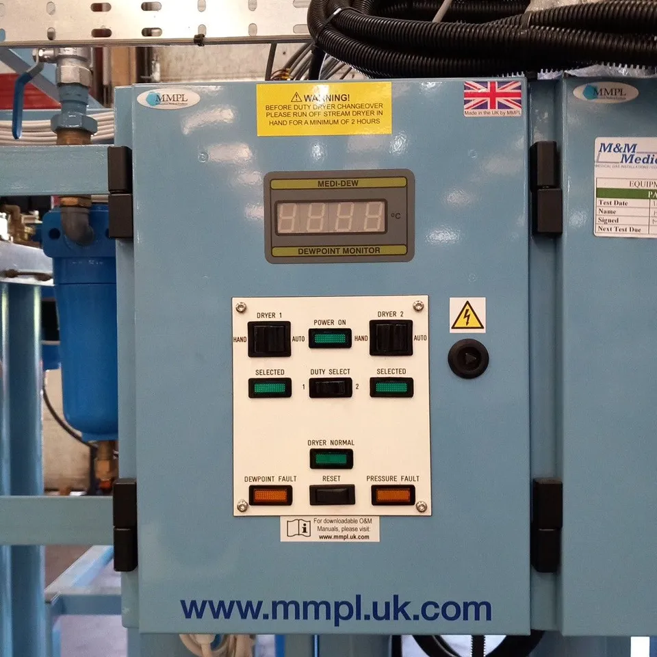 MMPL MEDICAL GAS AIR PLANT ROOM VACUUM