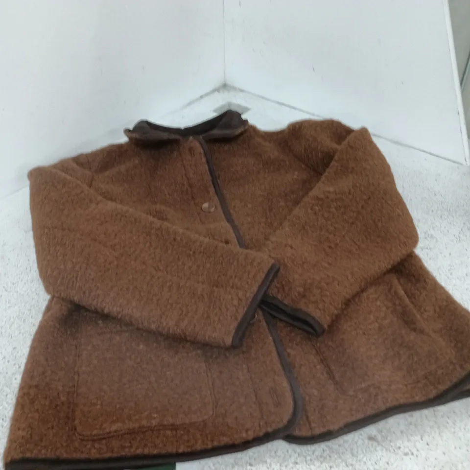 CENTIGRADE BROWN FLEECE JACKET – SIZE L (MADE IN CHINA)