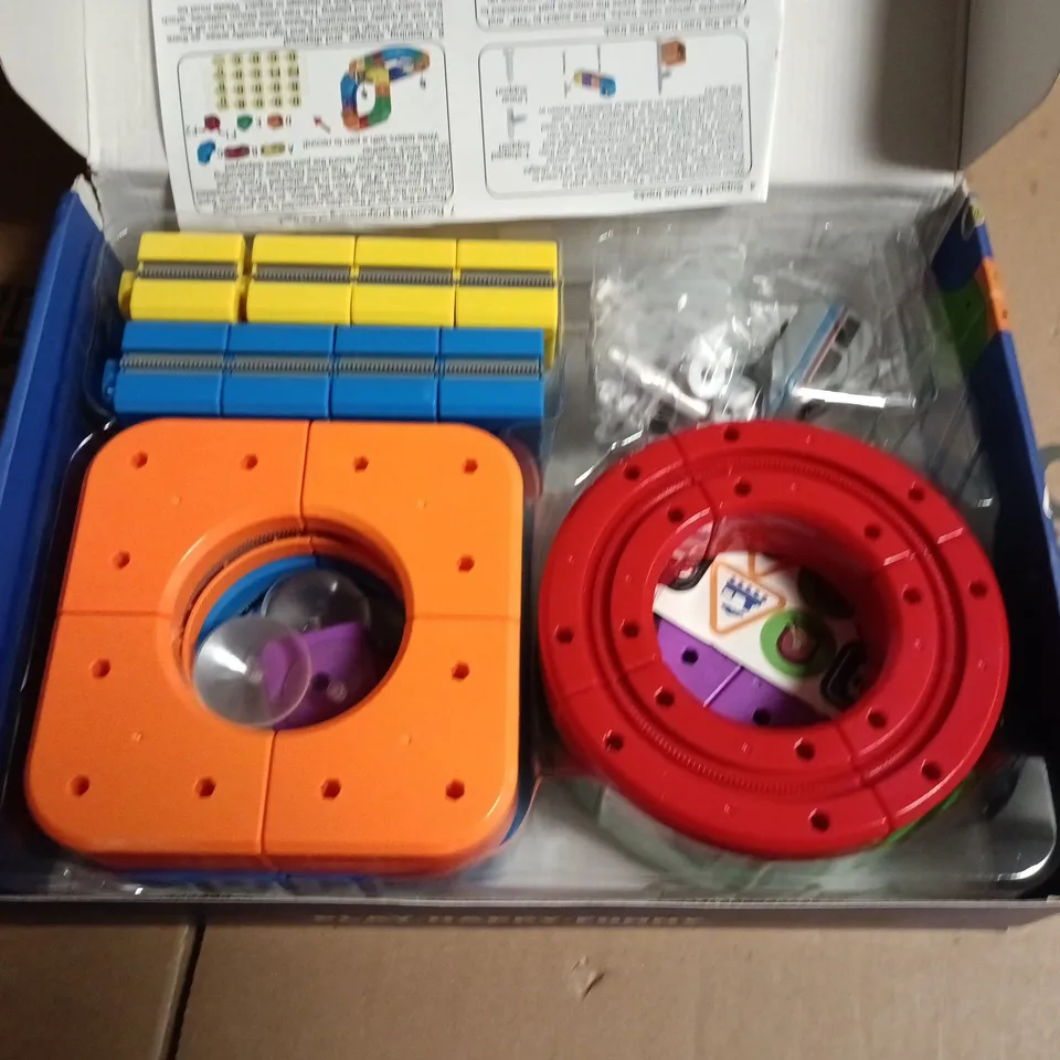 CUBE TRACK DIY MARBLE RUN TOY SET – 81 PIECES (BOXED)