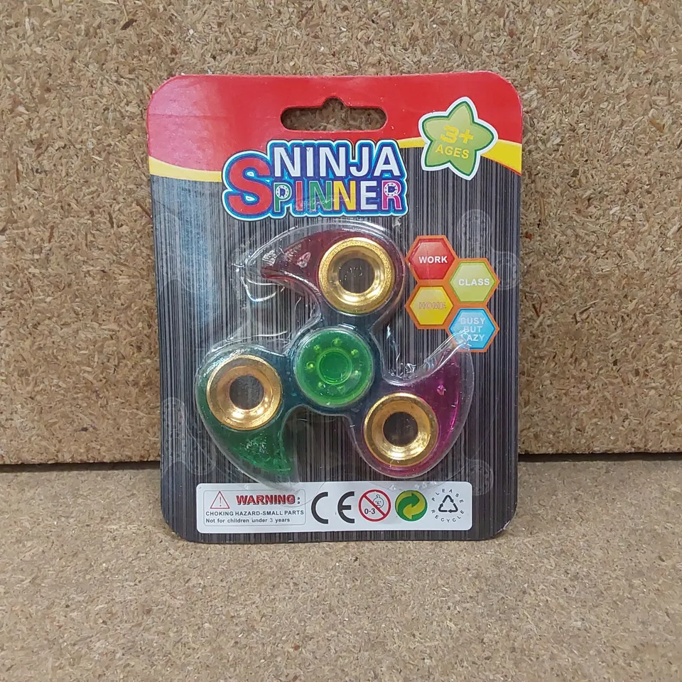 BOX TO CONTAIN APPROX 48 X NINJA FIDGET SPINNERS - RAINBOW