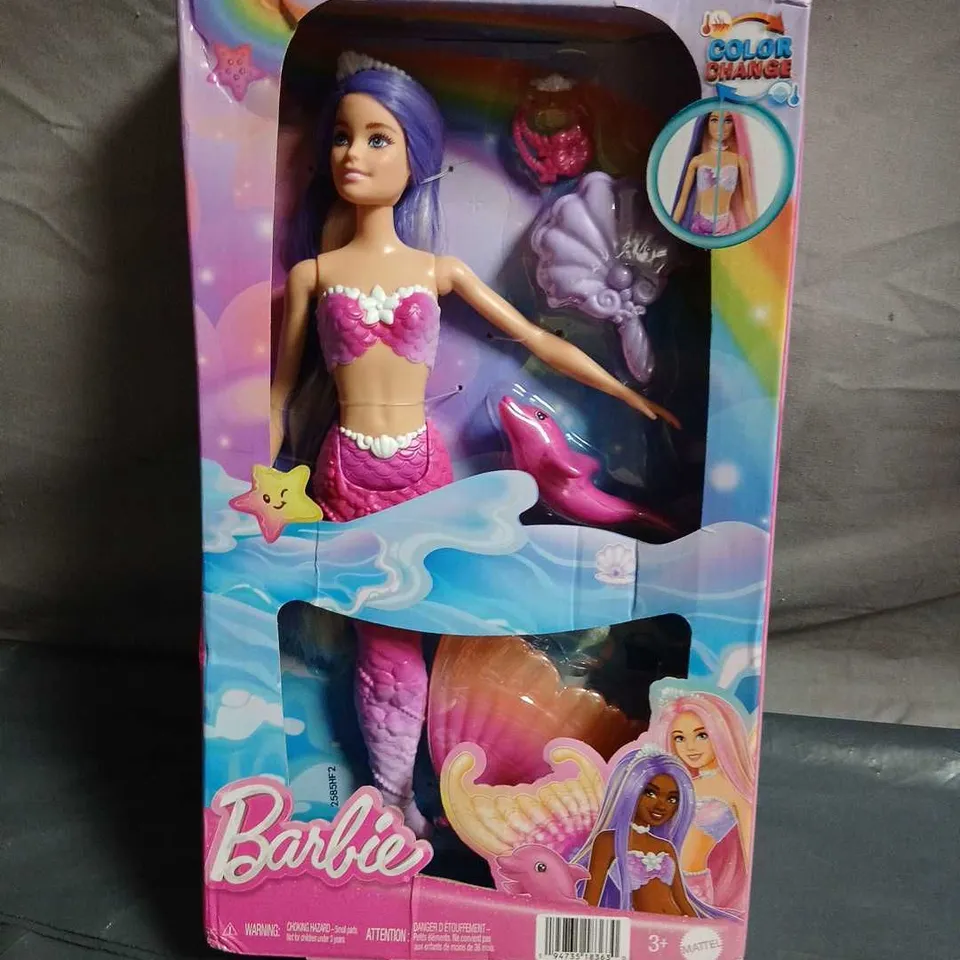 BARBIE COLOUR CHANGE MERMAID DOLL – BOXED