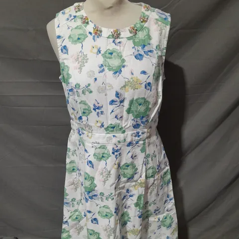 CATH KIDSTON FLORAL PATTERN DRESS SIZE 12