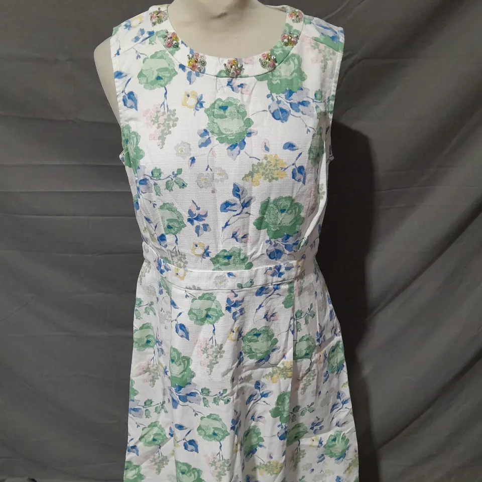 CATH KIDSTON FLORAL PATTERN DRESS SIZE 12