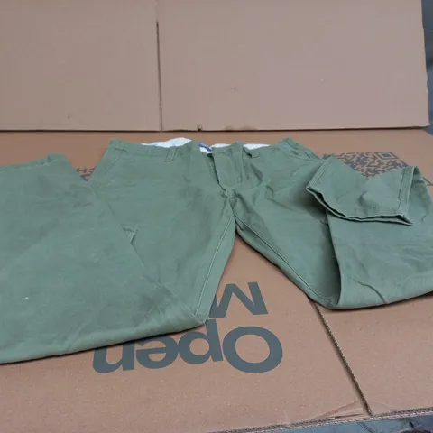 JACK & JONES OLIVE GREEN CARGO TROUSERS – YOUTH/TEEN, 164 CM / 14Y