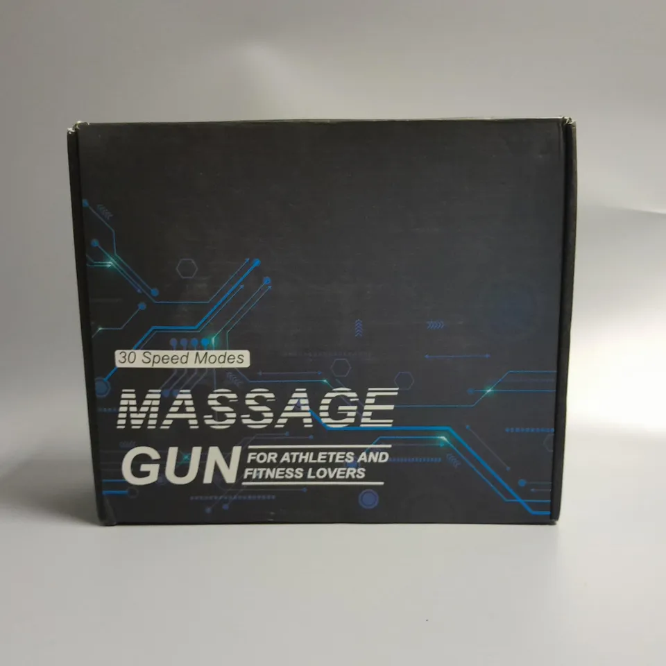 BOXED MASSAGE GUN FOR ATHLETES AND FITNESS LOVERS 