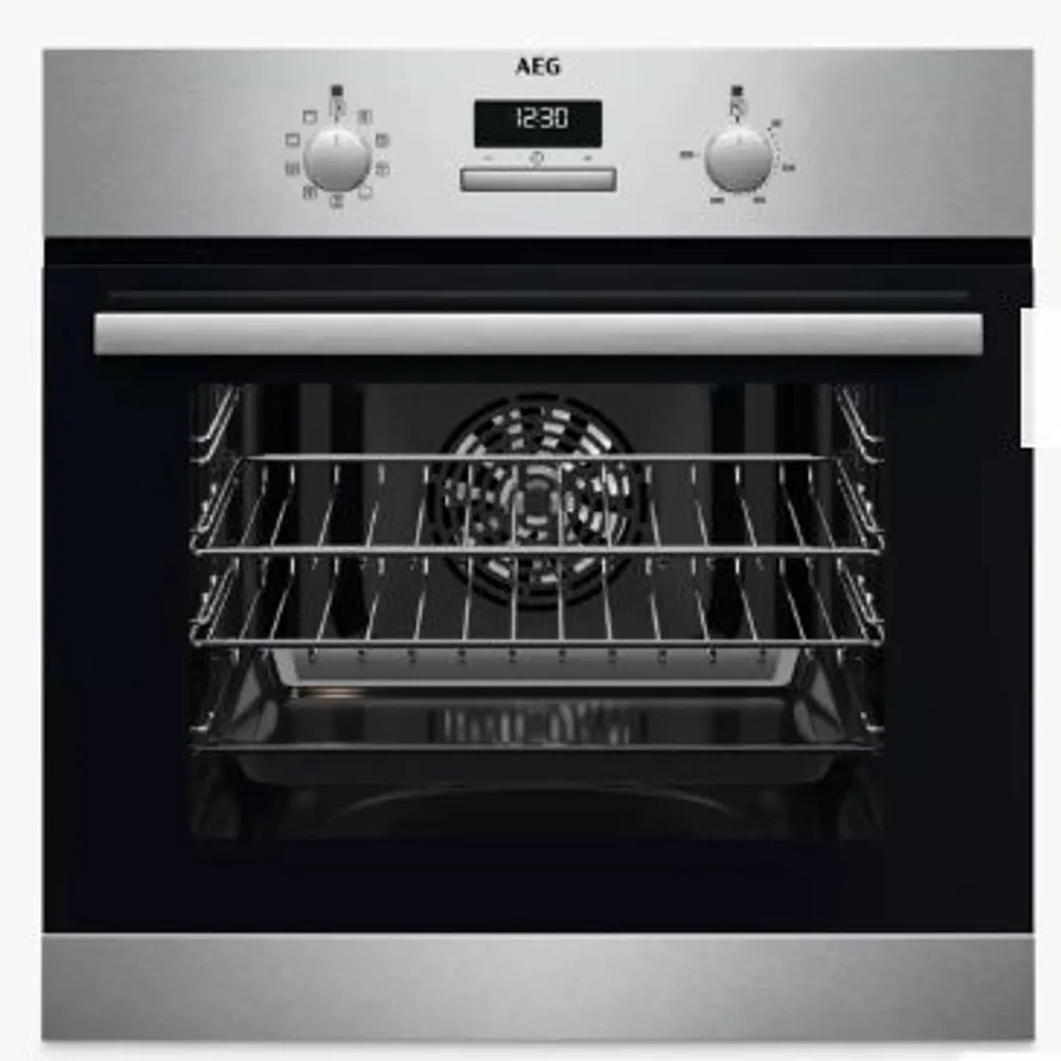 AEG BSX23101XM BUILT IN ELECTRIC SINGLE OVEN, STAINLESS STEEL