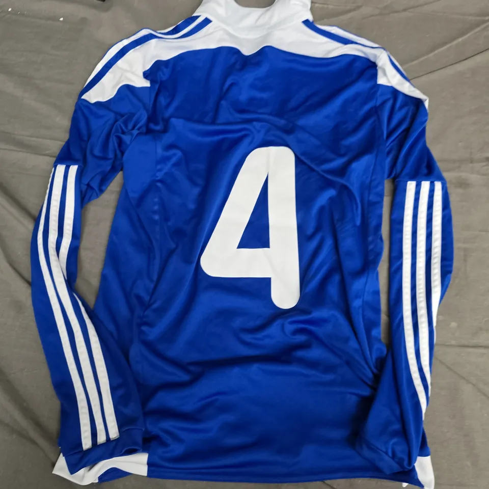 DYNAMO KYIV 2016-17 AWAY LONG-SLEEVE SHIRT – ADIDAS – SIZE UK S – NO TO RACISM