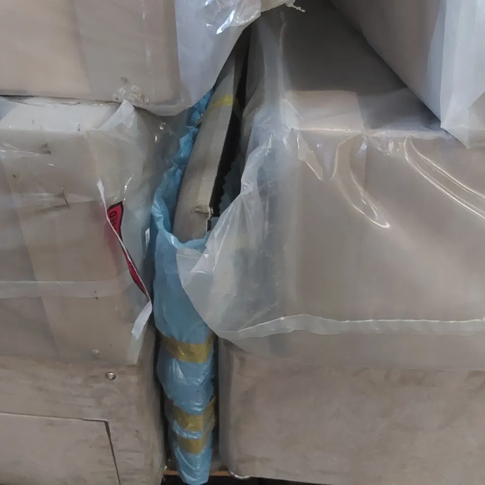 PALLET CONTAINING 8x ASSORTED DIVAN BASE PARTS AND 1x HEADBOARD 