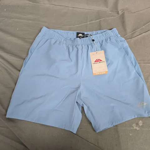 TRAILBERG ESSENTIALS 2.0 SHORTS – FADED DENIM, UK SIZE M