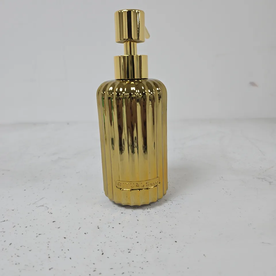 RITUALS GOLD RIBBED PUMP BOTTLE