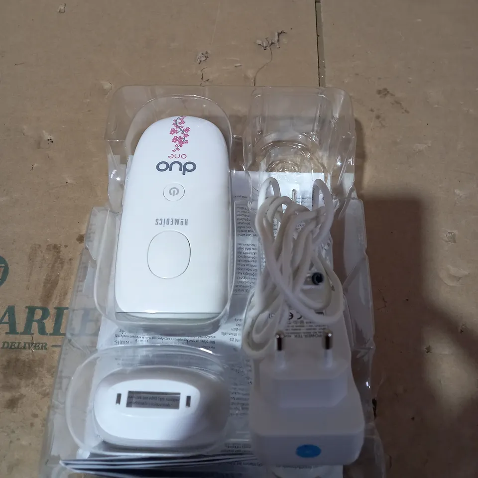 HOMEDICS DUO ONE PERMANENT HAIR REMOVAL DEVICE 