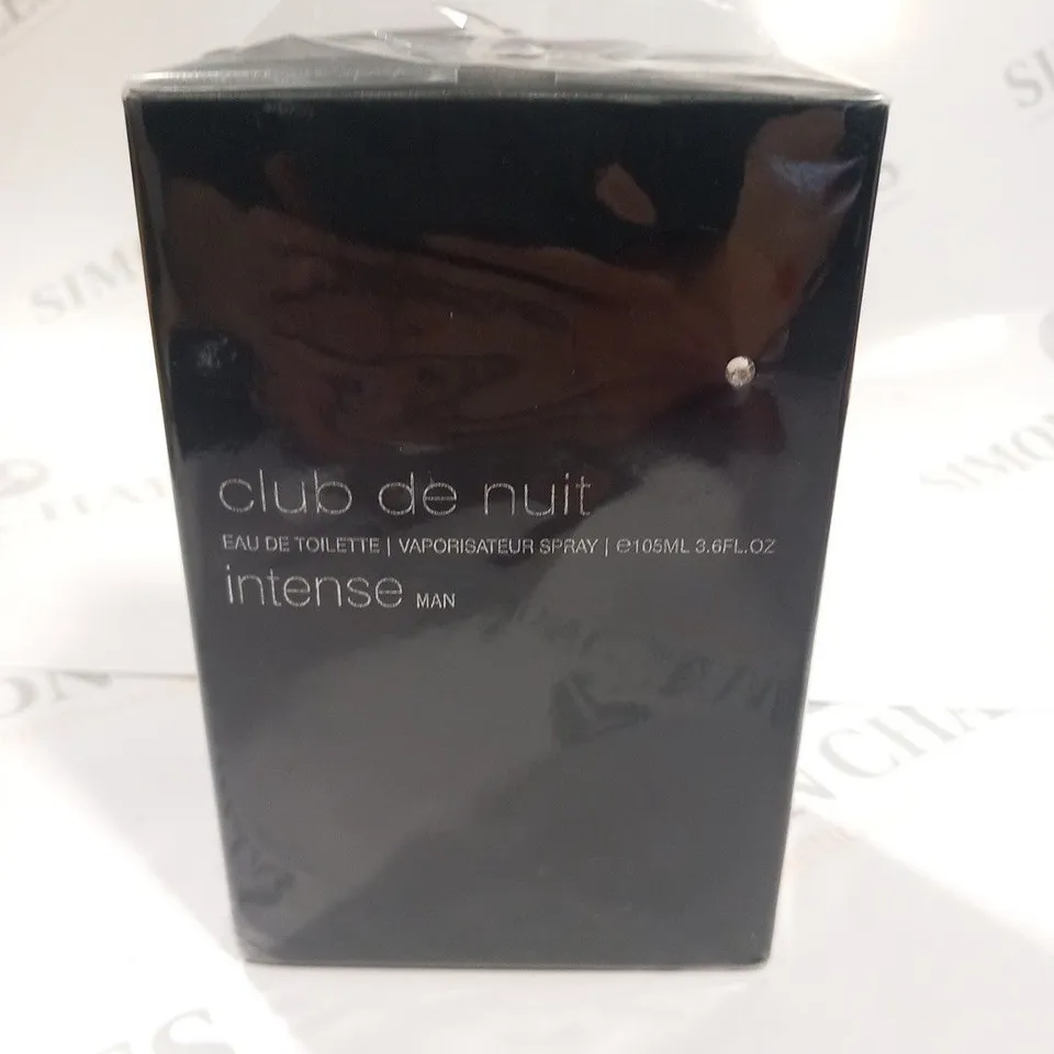 BOXED AND SEALED CLUB DE NUIT EAU DE TOILETTE INTENSE MAN 105ML
